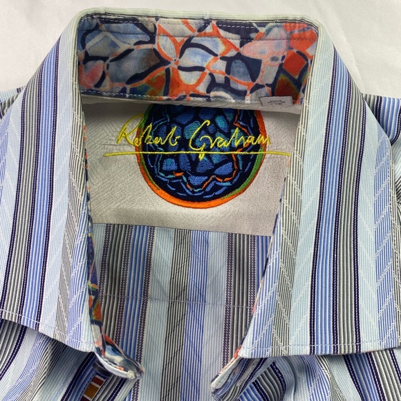 Robert Graham Knowledge Wisdom Truth Button Down Dress Long Sleeve Shirt - Picture 6 of 8
